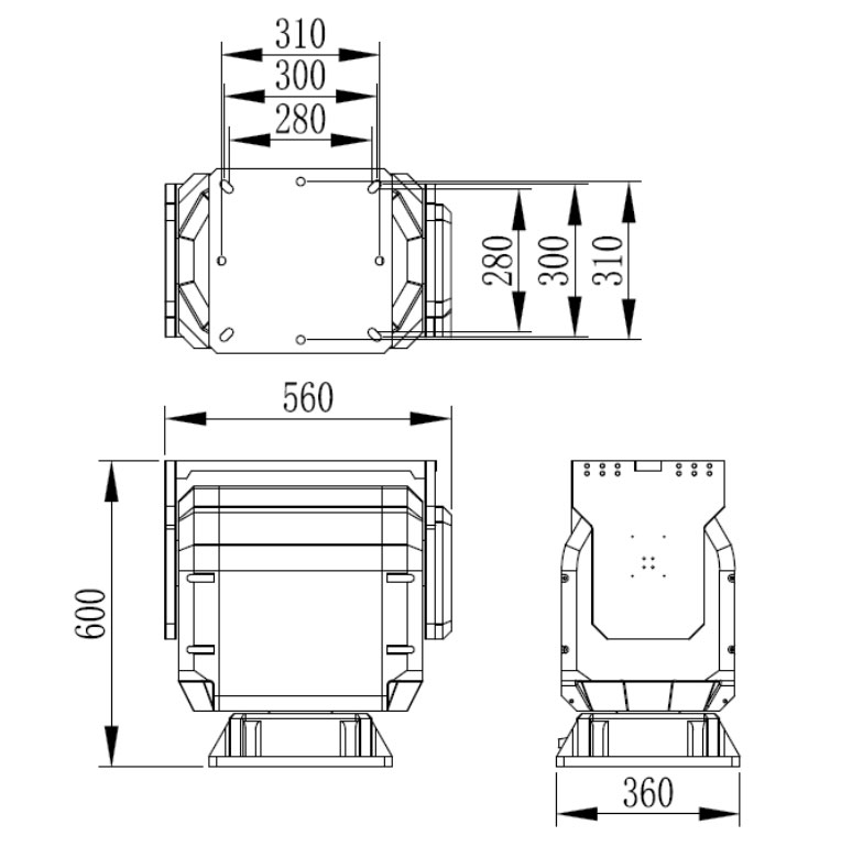 Dimension-of-ZN-SPH200Y-Pan-Tilt-Positioner.jpg